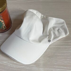 Lululemon White Running Hat